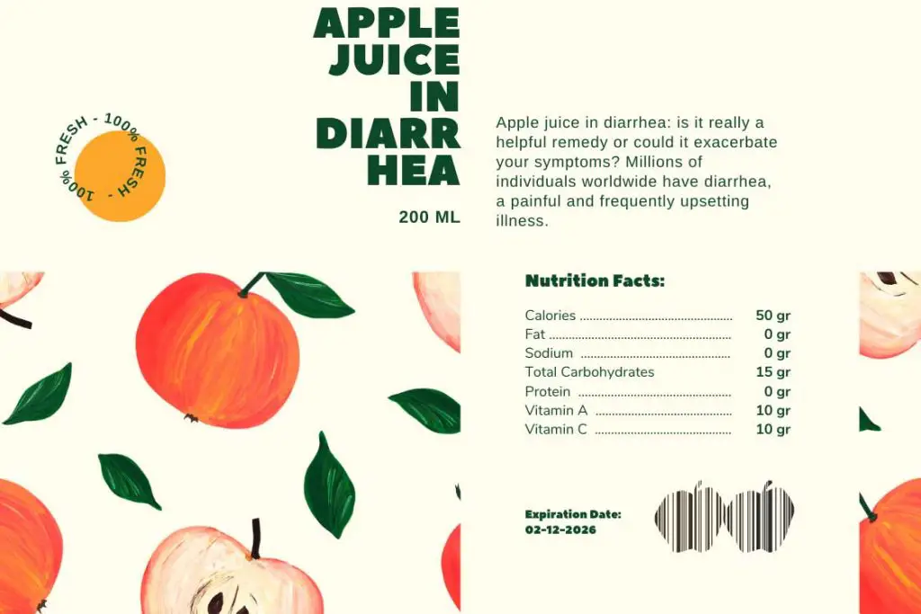 Apple Juice in Diarrhea। Is It Safe and Effective?