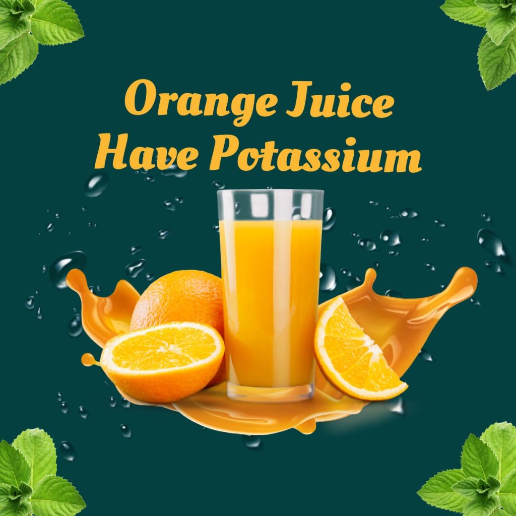 Potassium in Orange Juice