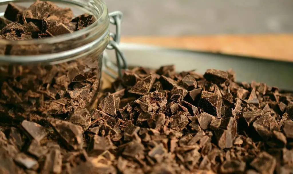 Chocolate shavings