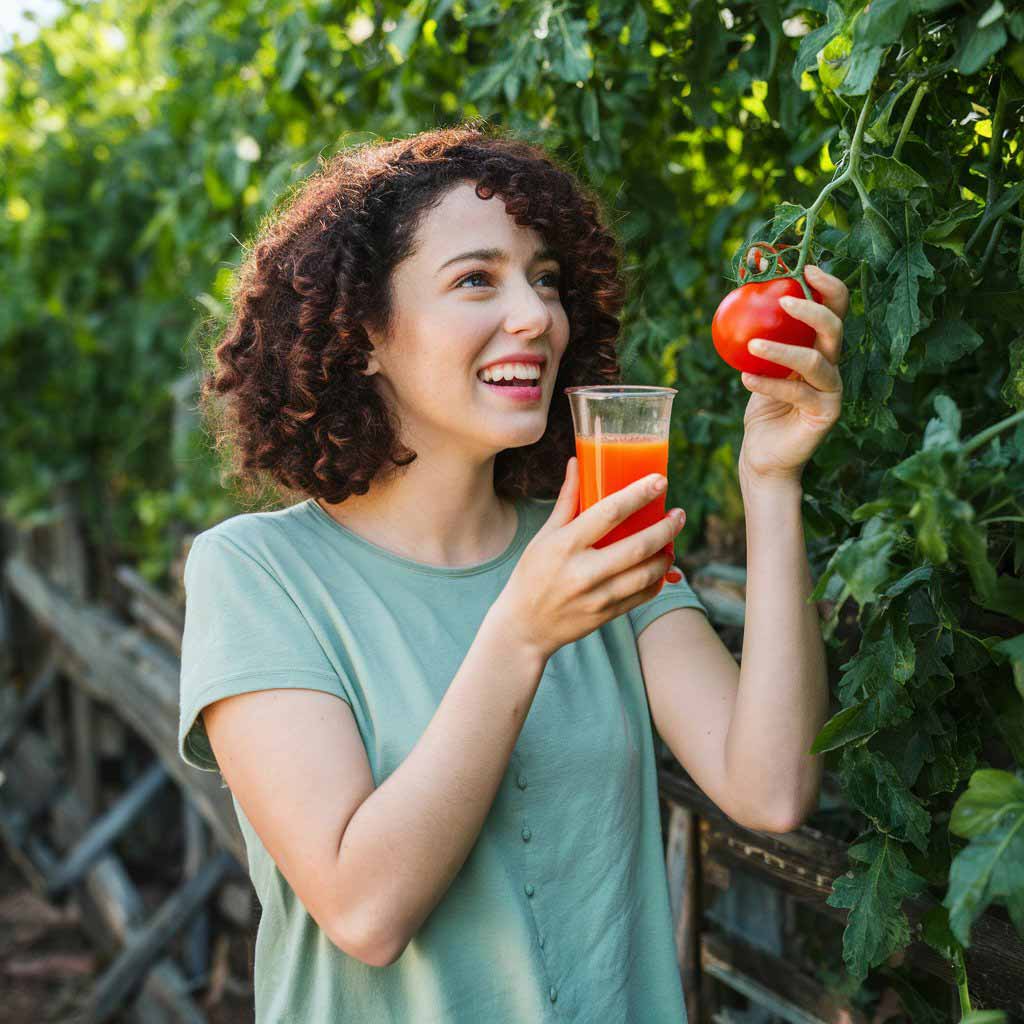 Making Tomato Juice