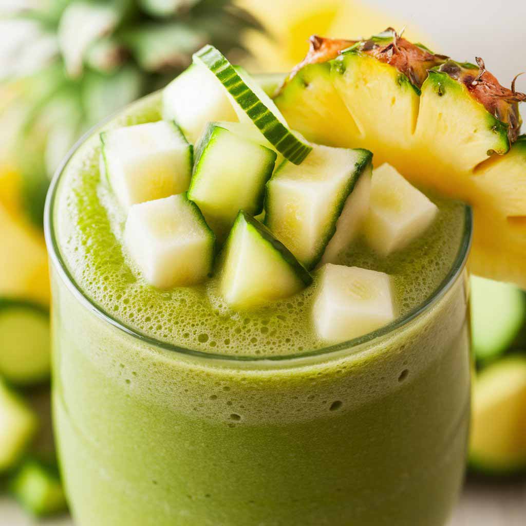 Pineapple Cucumber Smoothie